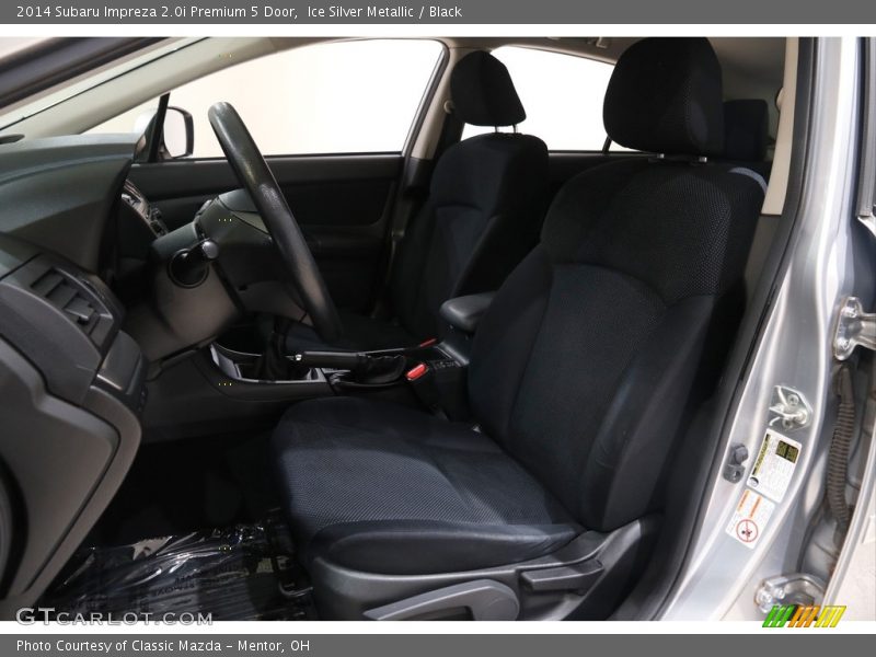 Ice Silver Metallic / Black 2014 Subaru Impreza 2.0i Premium 5 Door