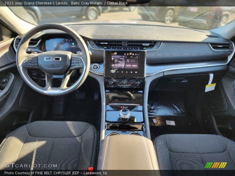 Baltic Gray Metallic / Global Black 2023 Jeep Grand Cherokee L Laredo