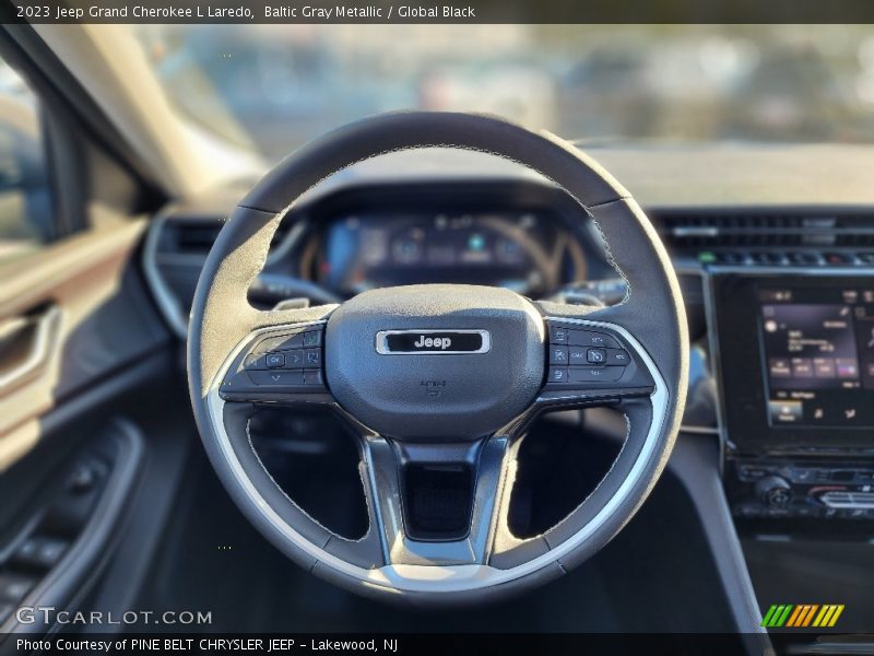 Baltic Gray Metallic / Global Black 2023 Jeep Grand Cherokee L Laredo