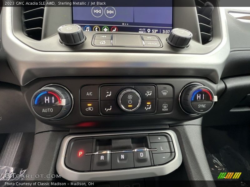 Controls of 2023 Acadia SLE AWD