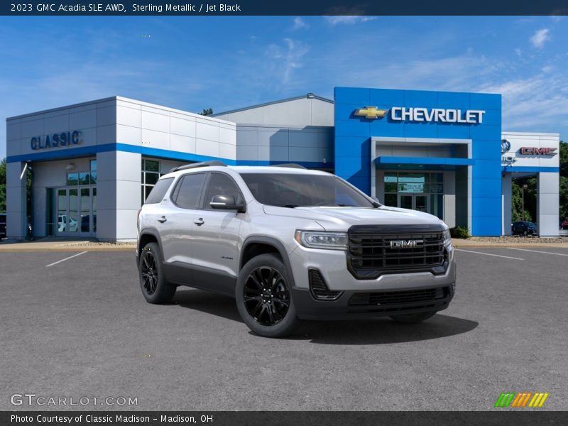 Sterling Metallic / Jet Black 2023 GMC Acadia SLE AWD