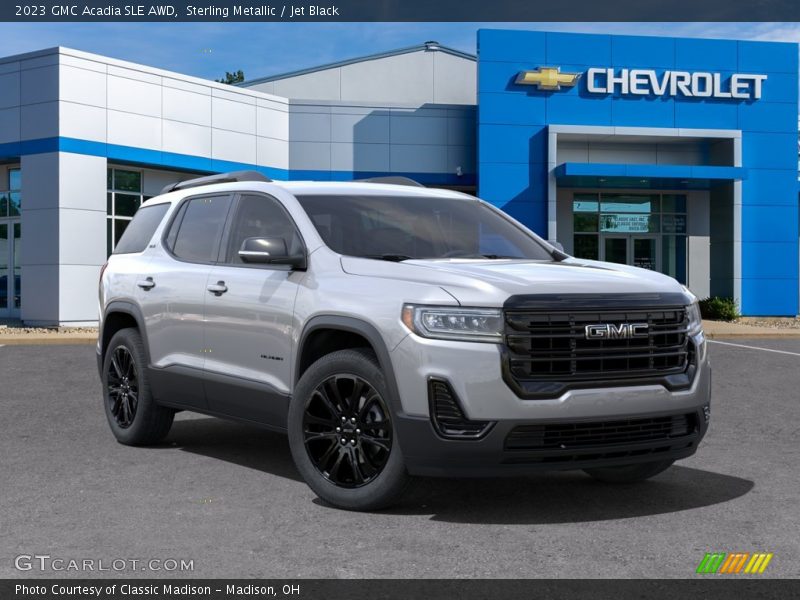 Sterling Metallic / Jet Black 2023 GMC Acadia SLE AWD