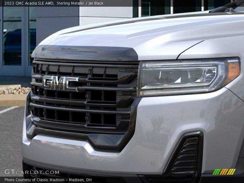 Sterling Metallic / Jet Black 2023 GMC Acadia SLE AWD