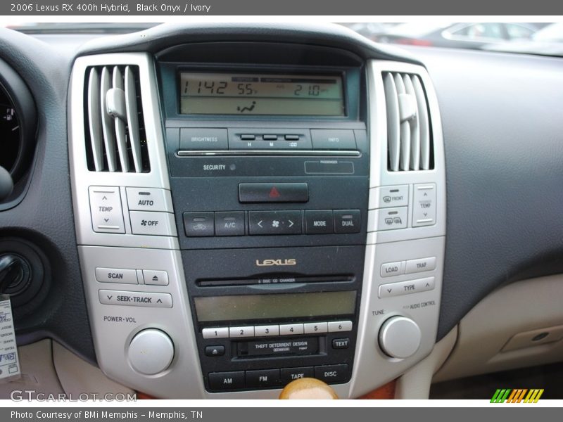 Black Onyx / Ivory 2006 Lexus RX 400h Hybrid