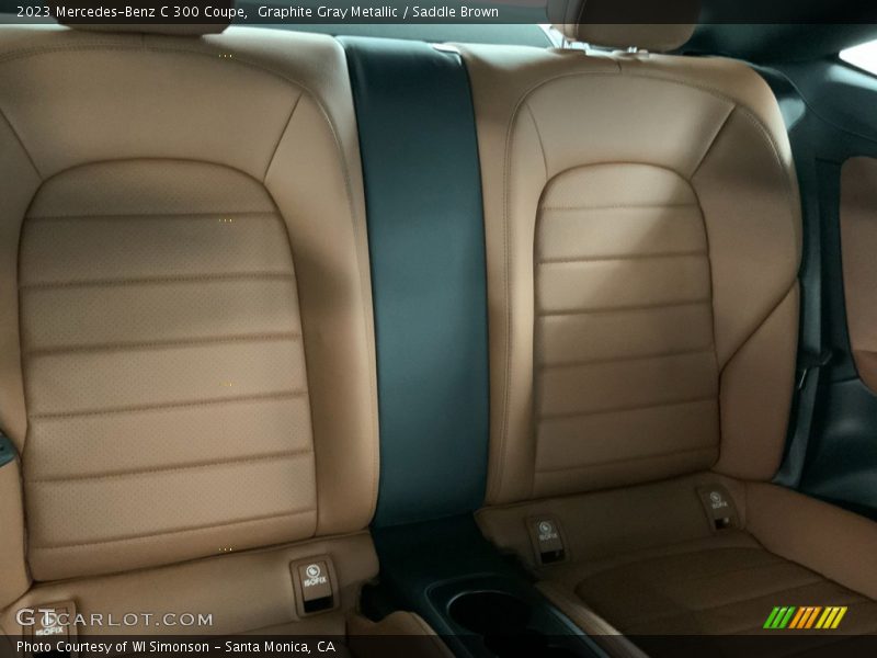 Rear Seat of 2023 C 300 Coupe