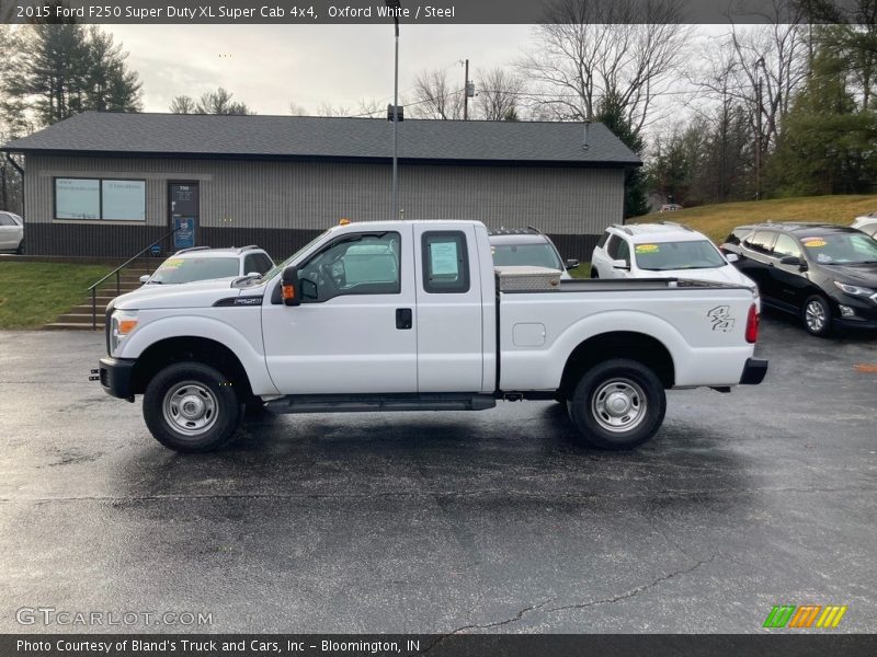Oxford White / Steel 2015 Ford F250 Super Duty XL Super Cab 4x4