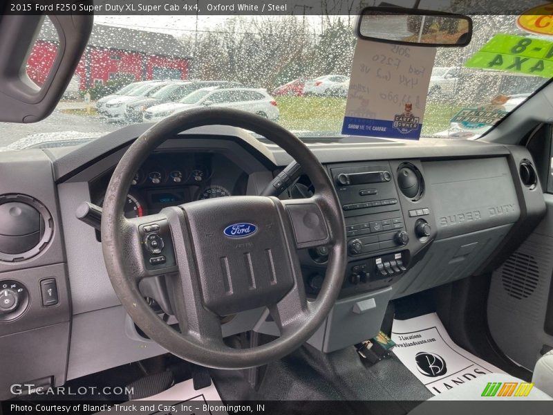 Oxford White / Steel 2015 Ford F250 Super Duty XL Super Cab 4x4