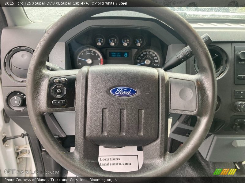 Oxford White / Steel 2015 Ford F250 Super Duty XL Super Cab 4x4
