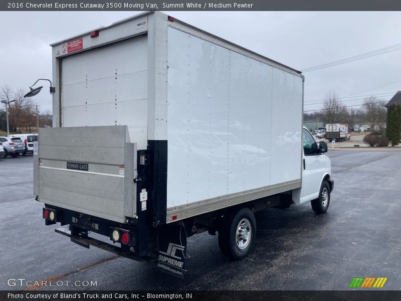Summit White / Medium Pewter 2016 Chevrolet Express Cutaway 3500 Moving Van