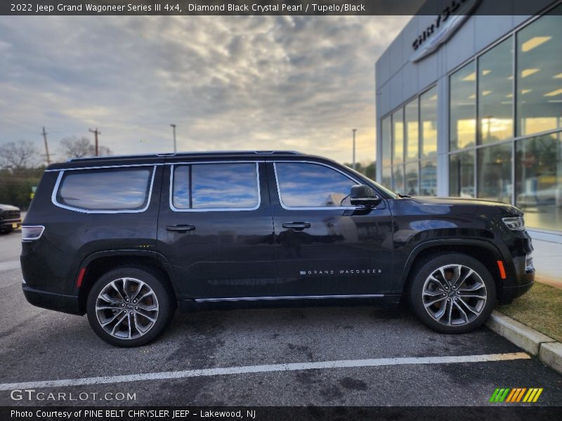 Diamond Black Crystal Pearl / Tupelo/Black 2022 Jeep Grand Wagoneer Series III 4x4