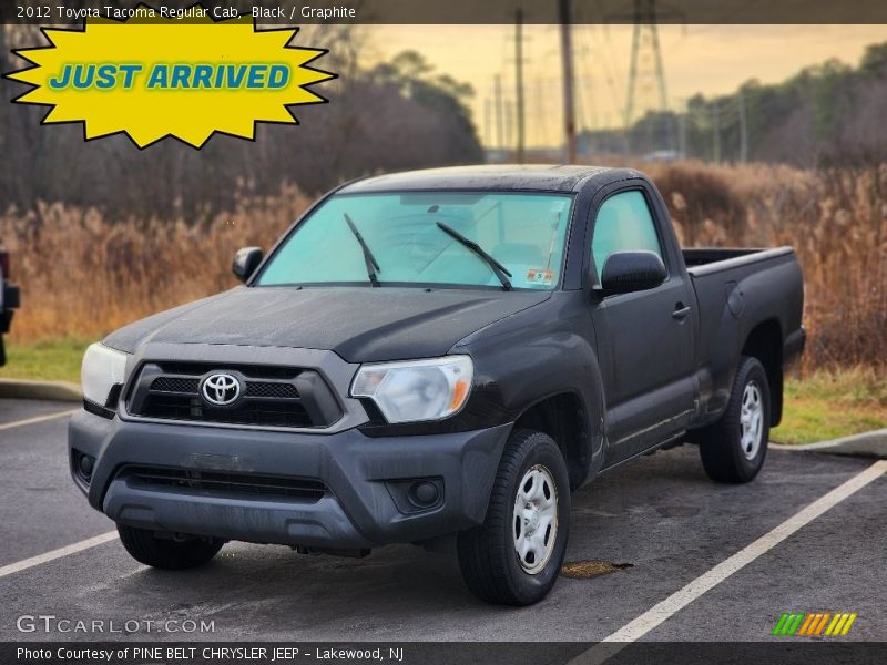 Black / Graphite 2012 Toyota Tacoma Regular Cab