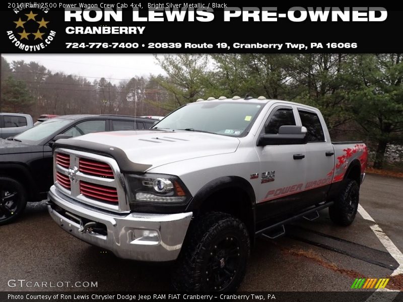 Bright Silver Metallic / Black 2016 Ram 2500 Power Wagon Crew Cab 4x4
