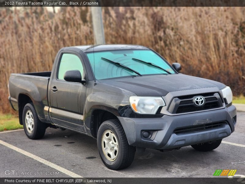 Black / Graphite 2012 Toyota Tacoma Regular Cab