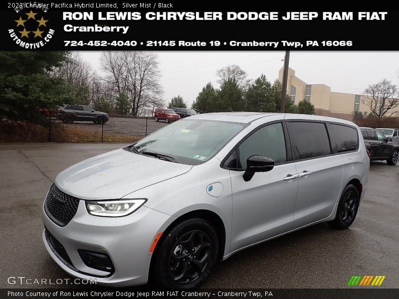 Silver Mist / Black 2023 Chrysler Pacifica Hybrid Limited