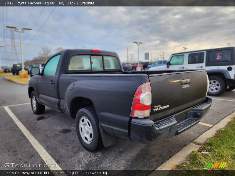 Black / Graphite 2012 Toyota Tacoma Regular Cab