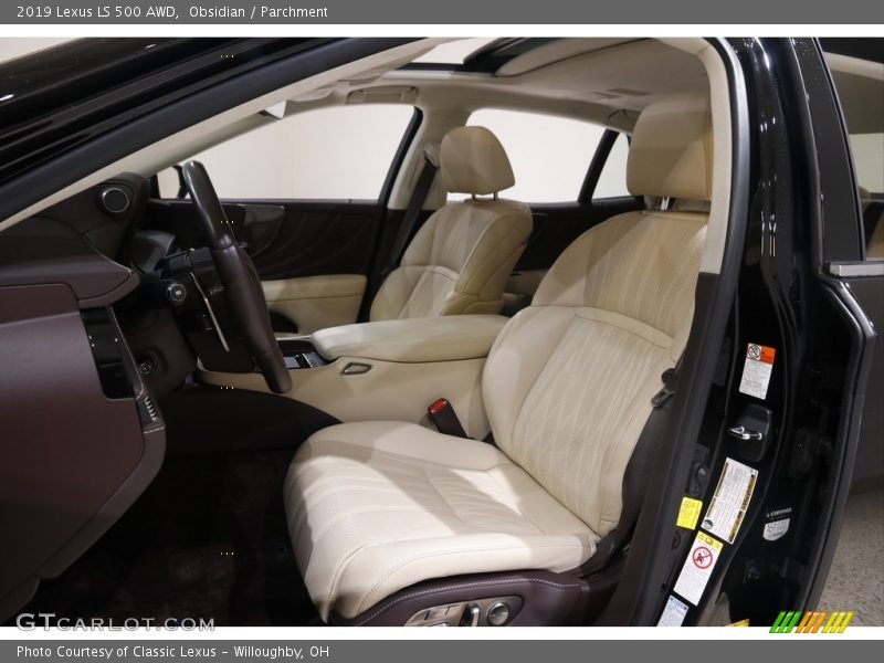 Front Seat of 2019 LS 500 AWD