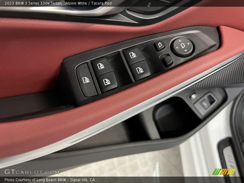 Alpine White / Tacora Red 2023 BMW 3 Series 330e Sedan