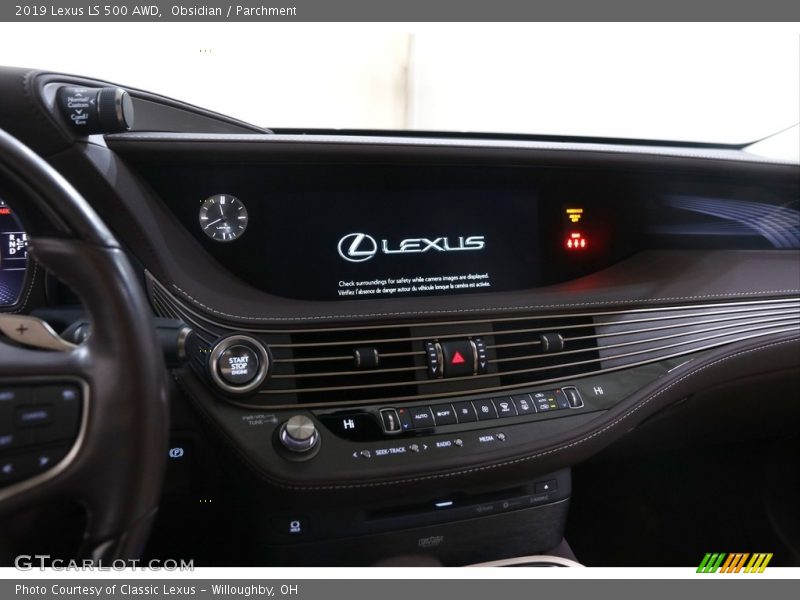 Controls of 2019 LS 500 AWD