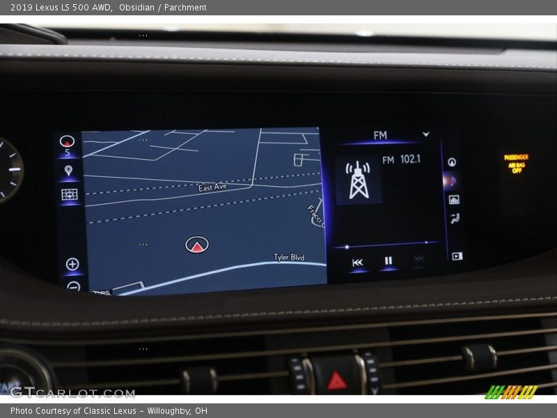 Controls of 2019 LS 500 AWD