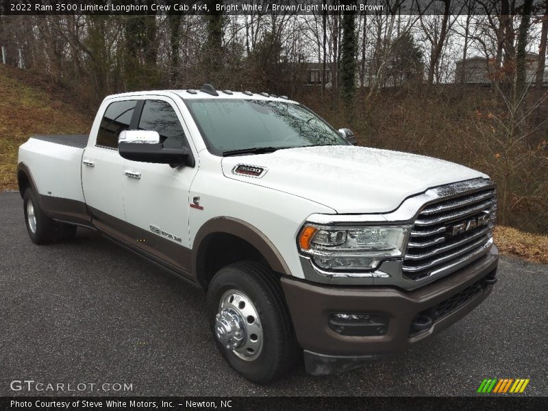 Front 3/4 View of 2022 3500 Limited Longhorn Crew Cab 4x4