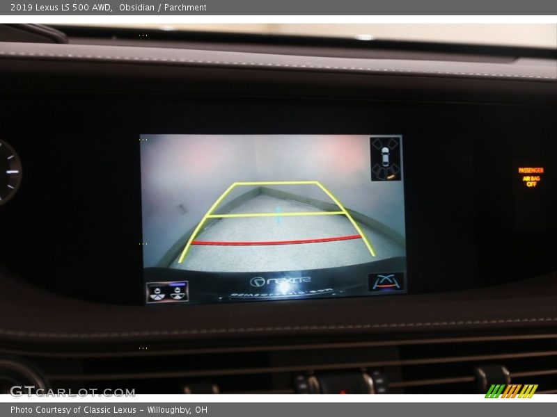 Obsidian / Parchment 2019 Lexus LS 500 AWD