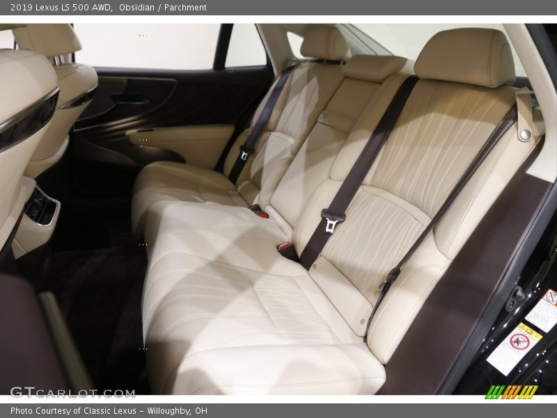 Rear Seat of 2019 LS 500 AWD