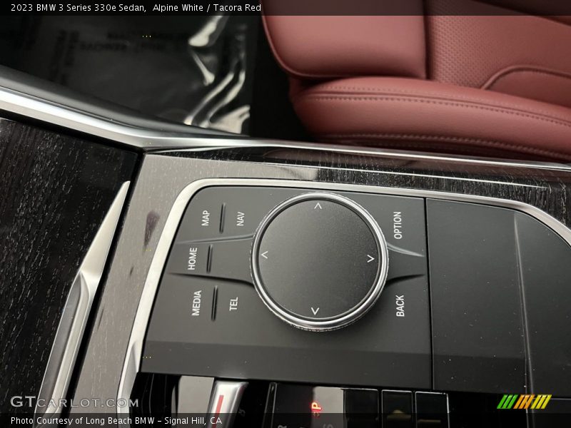 Alpine White / Tacora Red 2023 BMW 3 Series 330e Sedan