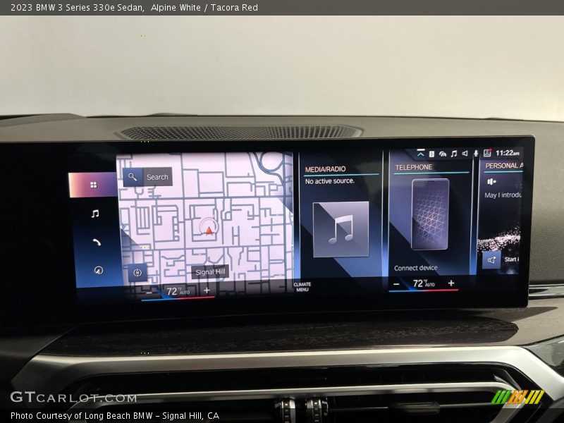 Alpine White / Tacora Red 2023 BMW 3 Series 330e Sedan