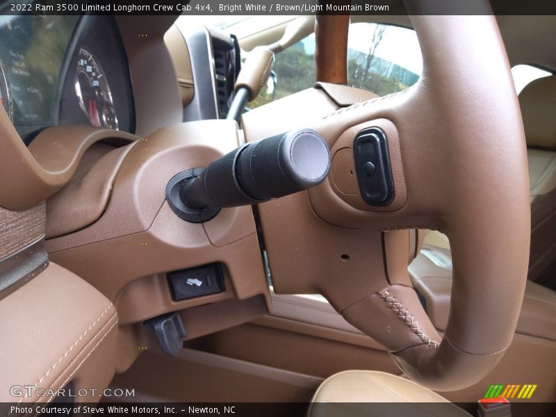  2022 3500 Limited Longhorn Crew Cab 4x4 Steering Wheel
