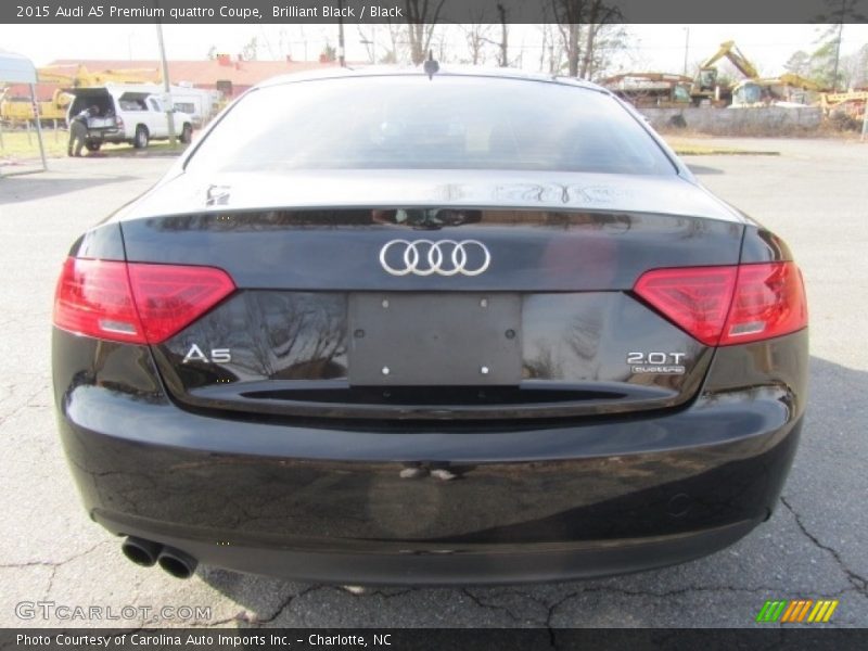 Brilliant Black / Black 2015 Audi A5 Premium quattro Coupe