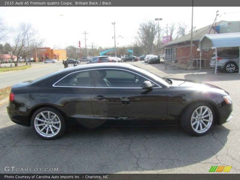 Brilliant Black / Black 2015 Audi A5 Premium quattro Coupe