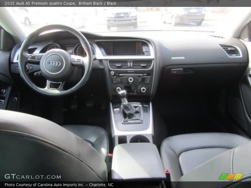 Brilliant Black / Black 2015 Audi A5 Premium quattro Coupe