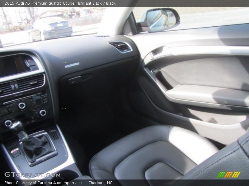 Brilliant Black / Black 2015 Audi A5 Premium quattro Coupe