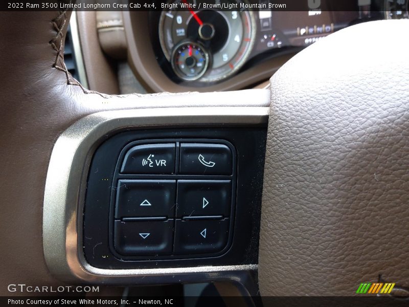  2022 3500 Limited Longhorn Crew Cab 4x4 Steering Wheel