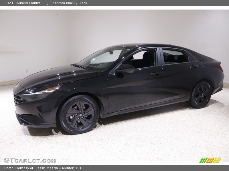 Phantom Black / Black 2021 Hyundai Elantra SEL