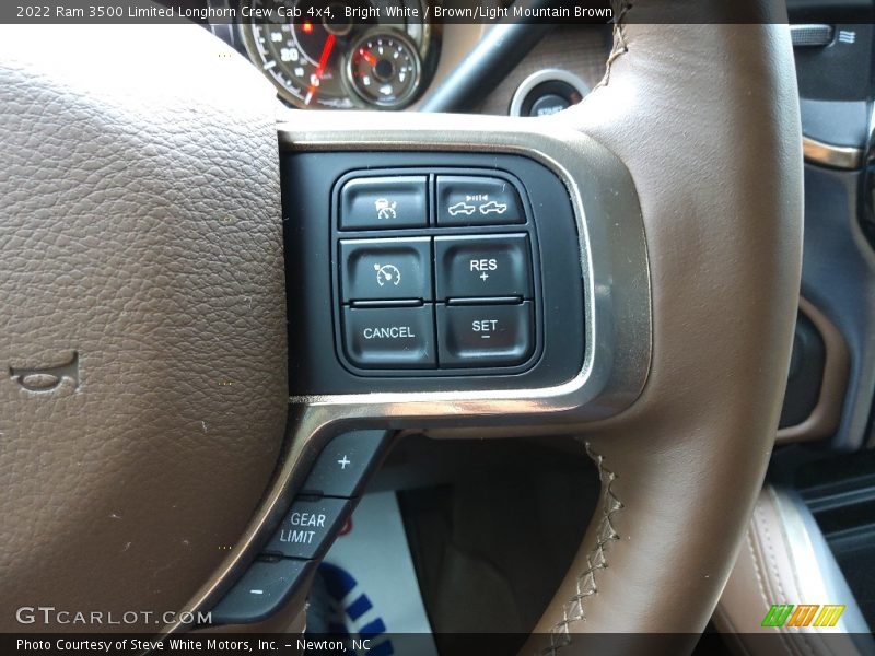  2022 3500 Limited Longhorn Crew Cab 4x4 Steering Wheel