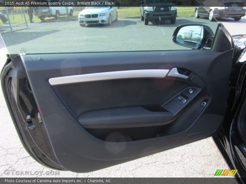 Brilliant Black / Black 2015 Audi A5 Premium quattro Coupe