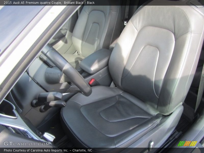 Brilliant Black / Black 2015 Audi A5 Premium quattro Coupe
