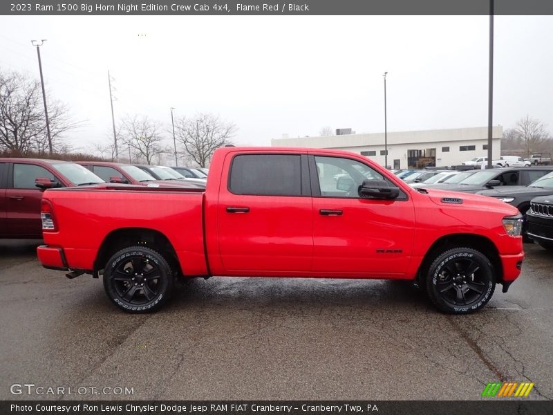  2023 1500 Big Horn Night Edition Crew Cab 4x4 Flame Red