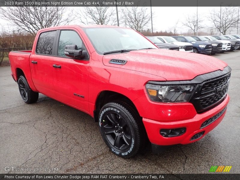 Front 3/4 View of 2023 1500 Big Horn Night Edition Crew Cab 4x4