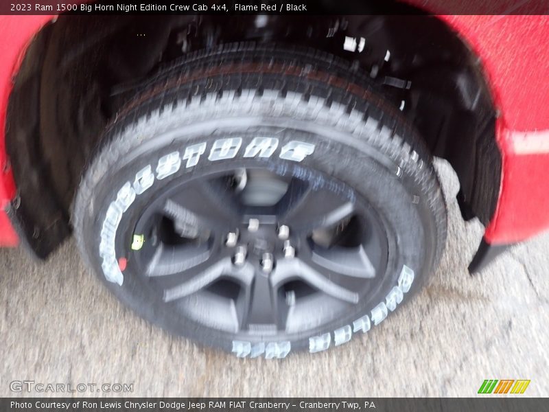 Flame Red / Black 2023 Ram 1500 Big Horn Night Edition Crew Cab 4x4