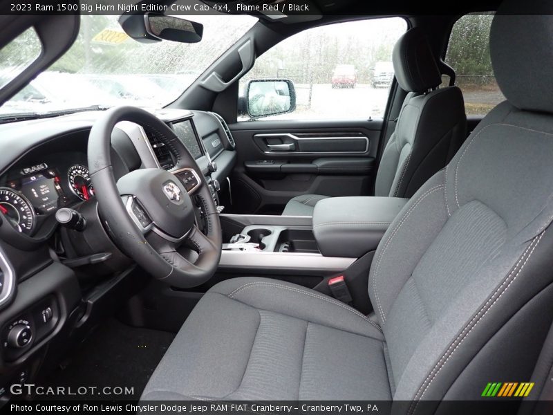  2023 1500 Big Horn Night Edition Crew Cab 4x4 Black Interior