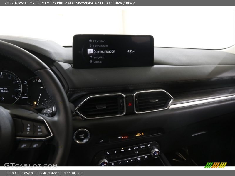 Snowflake White Pearl Mica / Black 2022 Mazda CX-5 S Premium Plus AWD