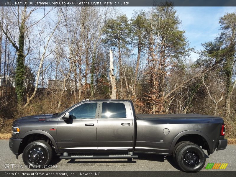 Granite Crystal Metallic / Black 2021 Ram 3500 Laramie Crew Cab 4x4