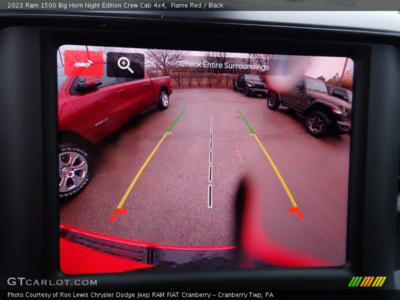 Flame Red / Black 2023 Ram 1500 Big Horn Night Edition Crew Cab 4x4