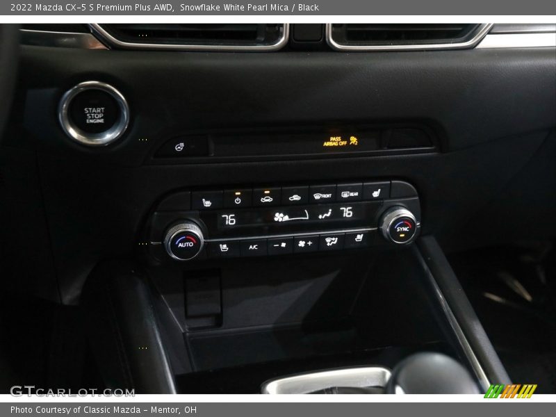 Snowflake White Pearl Mica / Black 2022 Mazda CX-5 S Premium Plus AWD