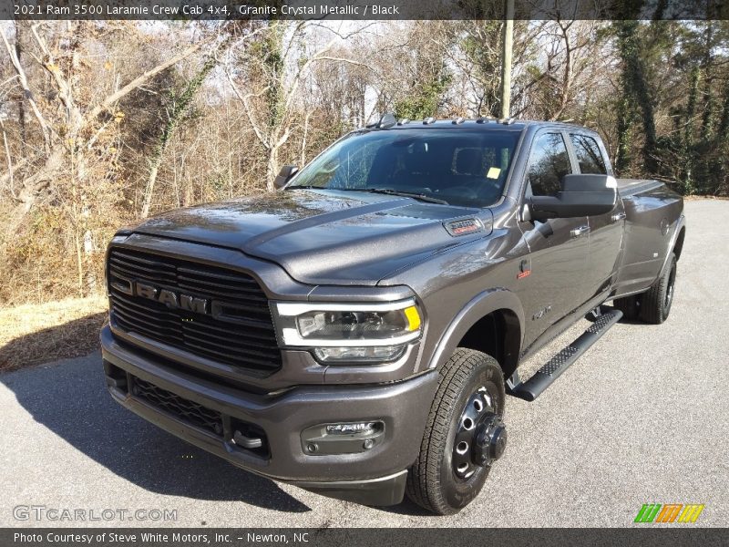 Granite Crystal Metallic / Black 2021 Ram 3500 Laramie Crew Cab 4x4