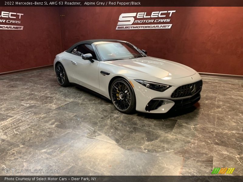 Front 3/4 View of 2022 SL AMG 63 Roadster