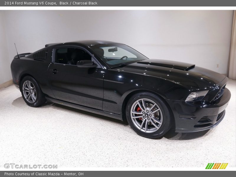 Black / Charcoal Black 2014 Ford Mustang V6 Coupe