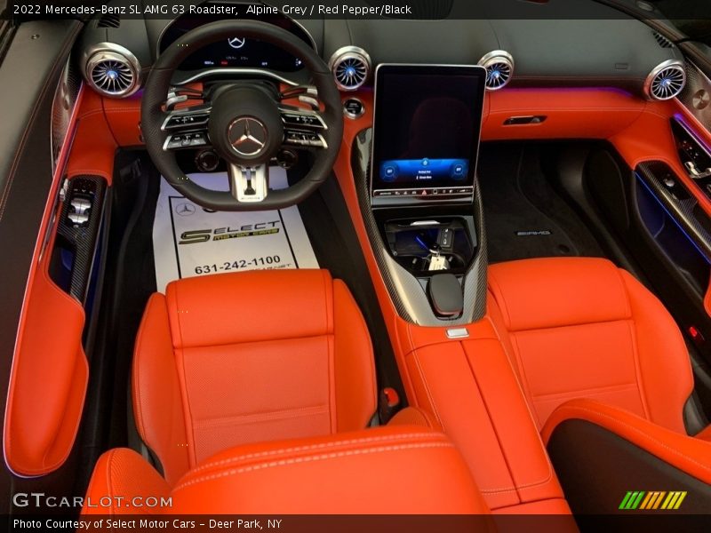  2022 SL AMG 63 Roadster Red Pepper/Black Interior